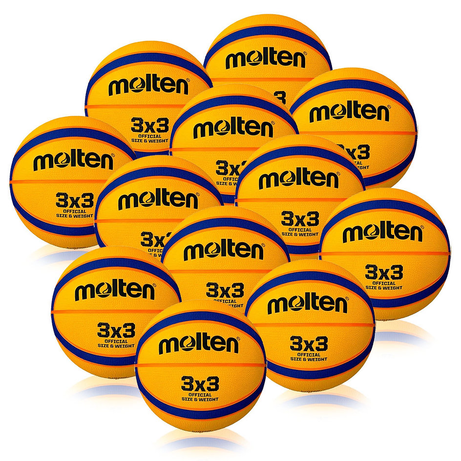 Kit 12 Bolas de Basquete Molten 3x3 Baske...